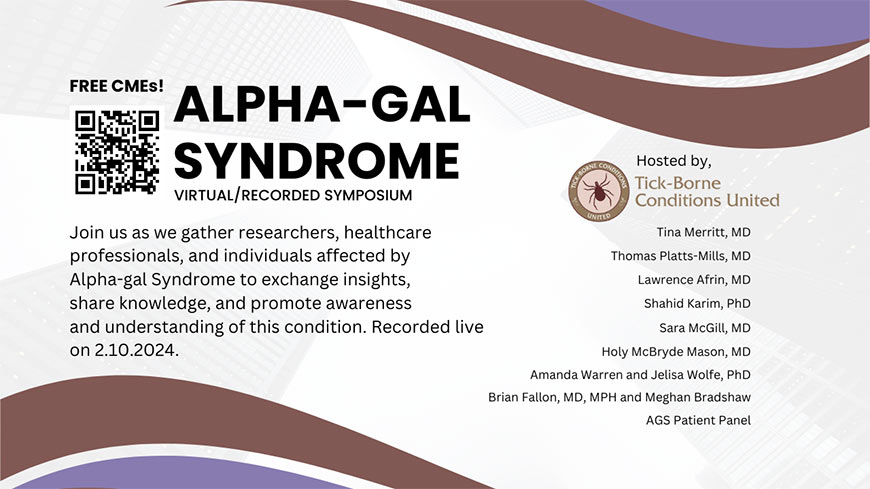 Graphic showing AGS Symposium info